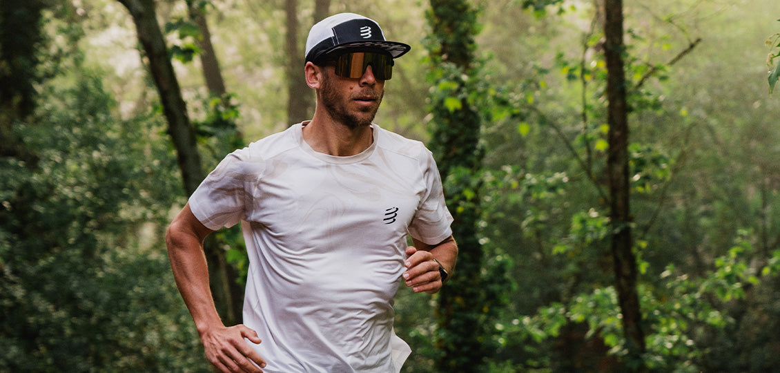 Compressport 5 Panel Light Cap - Hvit/Svart