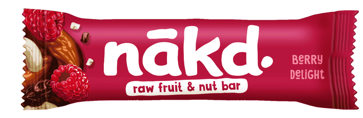 Nakd Berry Delight Raw Bars 18 X 35g