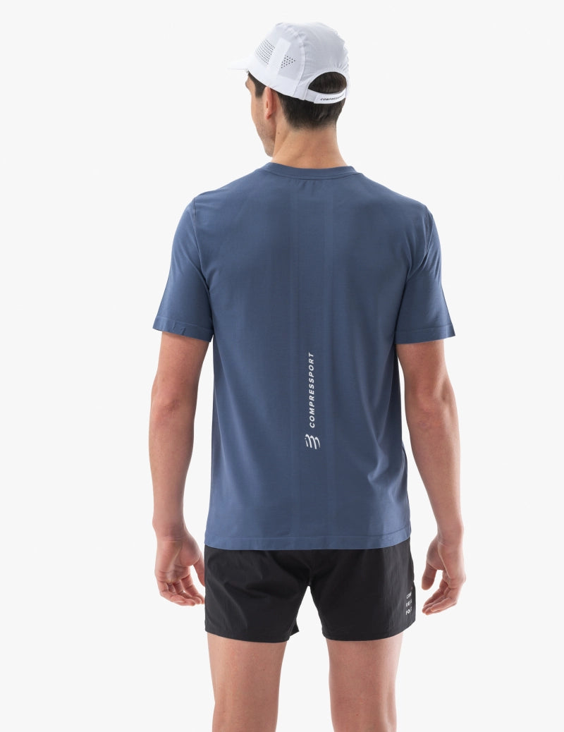 Compressport Performance SS T-shirt - Indigo