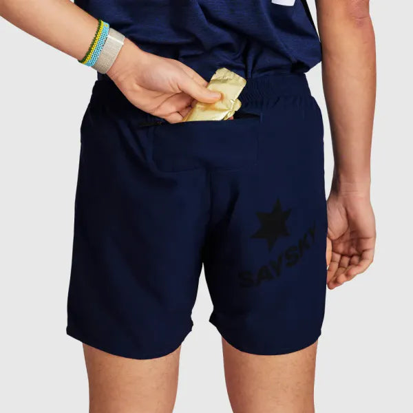 Saysky Pace Shorts 5" - Blå
