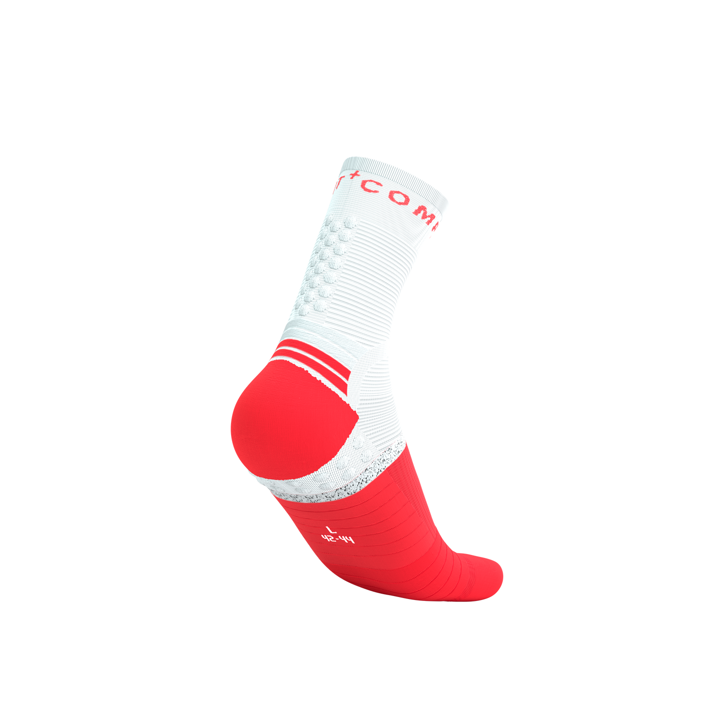 Compressport Pro Marathon Socks V2.0 - Fluo Rød/Hvit