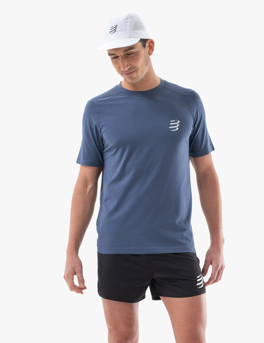 Compressport Performance SS T-shirt - Indigo