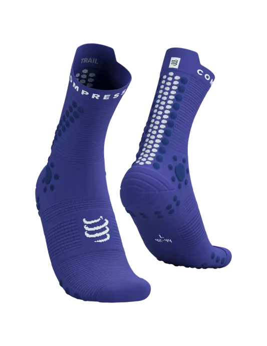 Compressport Pro Racing Socks v4.0 Trail - Dazz Blue/Blues