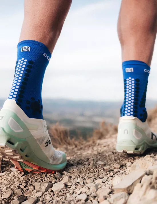 Compressport Pro Racing Socks v4.0 Trail - Dazz Blue/Blues